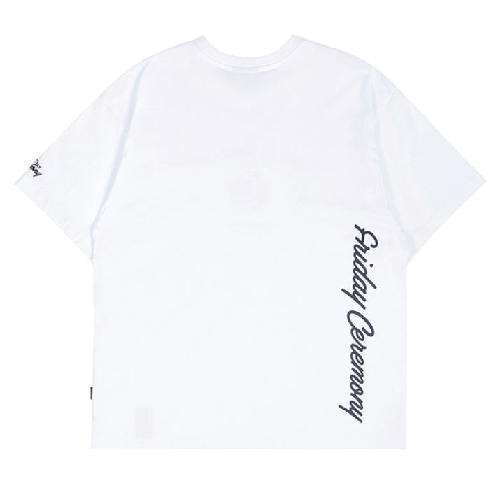 ロマンティッククラウン(ROMANTIC CROWN)  LIFE IS ROMANTIC TEE_WHITE