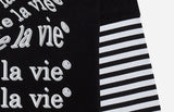 アクメドラビ(acme' de la vie) ADLV STRIPE LAYERED LONG SLEEVE T-SHIRT BLACK