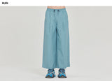 ロマンティッククラウン(ROMANTIC CROWN) WIDE FIT EASY PANTS_LIGHT BLUE