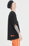 ベドインベド(BADINBAD) SIGNATURE LOGO TEE_BLACK