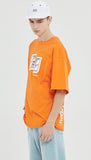 ベドインベド(BADINBAD) SIGNATURE LOGO TEE_ORANGE