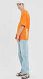 ベドインベド(BADINBAD) SIGNATURE LOGO TEE_ORANGE