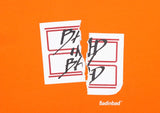 ベドインベド(BADINBAD) SIGNATURE LOGO TEE_ORANGE