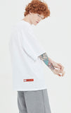 ベドインベド(BADINBAD) SIGNATURE LOGO TEE_WHITE