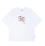 ベドインベド(BADINBAD) SIGNATURE LOGO TEE_WHITE