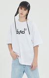 ベドインベド(BADINBAD) HAND DRAWING GRAPHIC TEE_WHITE