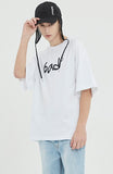 ベドインベド(BADINBAD) HAND DRAWING GRAPHIC TEE_WHITE