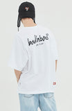 ベドインベド(BADINBAD) HAND DRAWING GRAPHIC TEE_WHITE