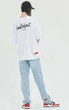 ベドインベド(BADINBAD) HAND DRAWING GRAPHIC TEE_WHITE