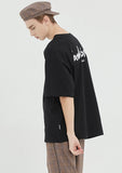 ベドインベド(BADINBAD) HAND DRAWING GRAPHIC TEE_BLACK