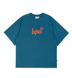 ベドインベド(BADINBAD) HAND DRAWING GRAPHIC TEE_BLUE GREEN