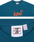 ベドインベド(BADINBAD) HAND DRAWING GRAPHIC TEE_BLUE GREEN