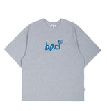 ベドインベド(BADINBAD) HAND DRAWING GRAPHIC TEE_BLUE GREY