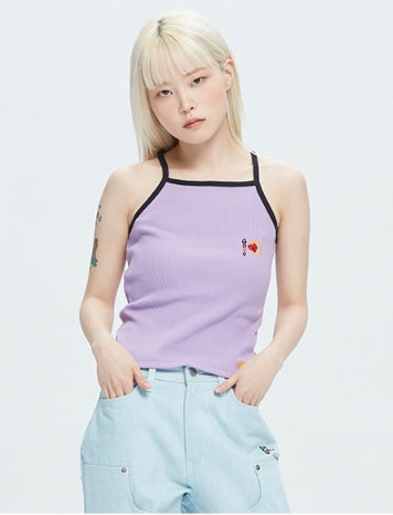 ロマンティッククラウン(ROMANTIC CROWN)  UNLOCK YOUR MIND KNIT TOP_PURPLE