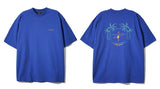 ダブルユーブイプロジェクト(WV PROJECT) HOLYDAYS SHORT SLEEVE T-SHIRT BLUE MJST7376