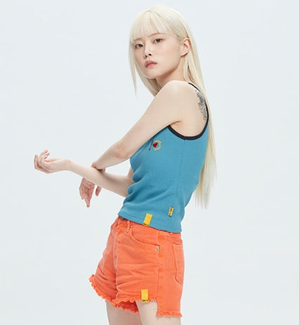 ロマンティッククラウン(ROMANTIC CROWN)  UNLOCK YOUR MIND KNIT TOP_LIGHT BLUE