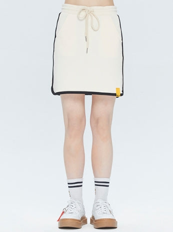 ロマンティッククラウン(ROMANTIC CROWN)   GNAC BINDING SKIRT_OATMEAL