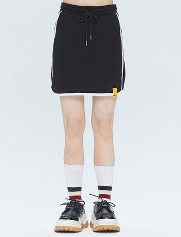 ロマンティッククラウン(ROMANTIC CROWN)   GNAC BINDING SKIRT_BLACK