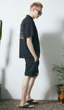 セイントペイン(SAINTPAIN) SP LINEN BASIC SHORT PANTS-BLACK