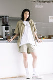 セイントペイン(SAINTPAIN) SP LINEN BASIC SHORT PANTS-BEIGE