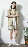 セイントペイン(SAINTPAIN) SP LINEN BASIC SHORT PANTS-BEIGE