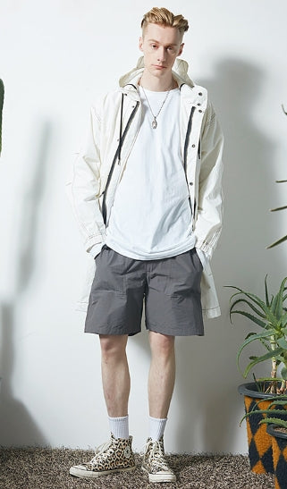 セイントペイン(SAINTPAIN) SP FATIGUE SHORT PANTS-GRAY