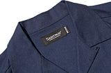 セイントペイン(SAINTPAIN) SP LINEN OPEN COLLAR SHIRTS-NAVY