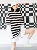 セイントペイン(SAINTPAIN) SP DOUBLE STRIPE TEE-BLACK