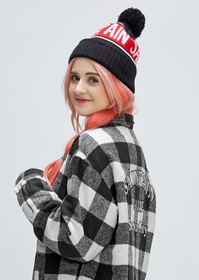 セイントペイン(SAINTPAIN) SP OG LOGO CUFF HAT-RED