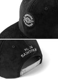 セイントペイン(SAINTPAIN) SP CORDUROY CIRCLE LOGO CAP-BLACK