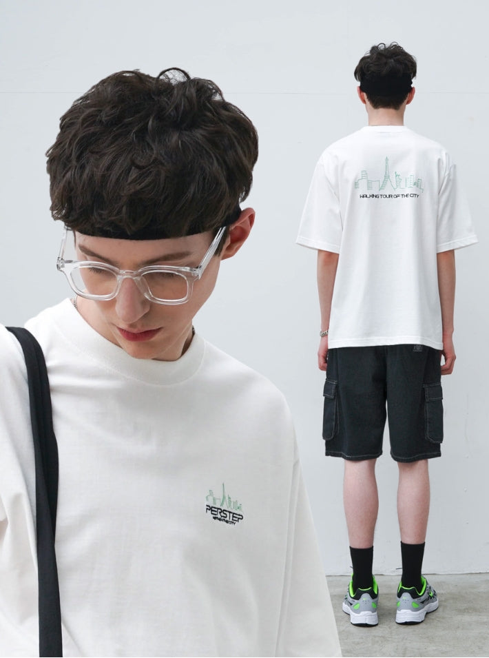 パーステップ(PERSTEP) WALKING CITY SHORT SLEEVE 4COLOR BJST4350