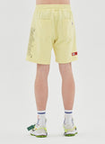 ベドインベド(BADINBAD) TRACK HALF SHORTS_LIME YELLOW