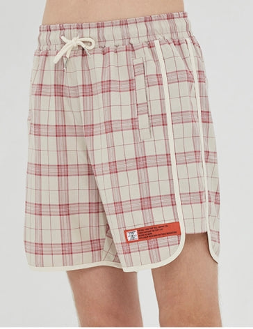 ベドインベド(BADINBAD) BINDING CHECK SHORT_OATMEAL