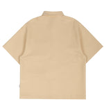 ベドインベド(BADINBAD) MULTI POCKET HALF SHIRT_BEIGE