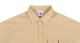 ベドインベド(BADINBAD) MULTI POCKET HALF SHIRT_BEIGE