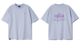 ダブルユーブイプロジェクト(WV PROJECT) Couch SHORT SLEEVE T-SHIRT SOFT BLUE SYST7377