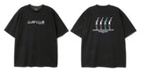 ダブルユーブイプロジェクト(WV PROJECT) Surfers SHORT SLEEVE T-SHIRT BLACK MJST7381