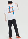 ベドインベド(BADINBAD) HASH TAG TEE_WHITE