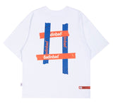 ベドインベド(BADINBAD) HASH TAG TEE_WHITE