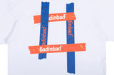 ベドインベド(BADINBAD) HASH TAG TEE_WHITE