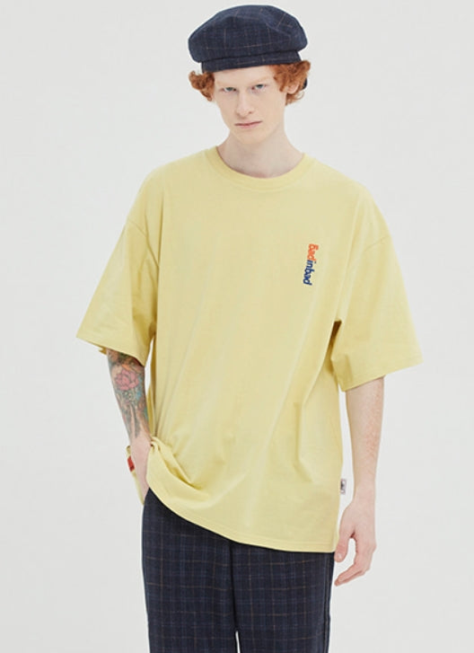 ベドインベド(BADINBAD) HASH TAG TEE_LIME YELLOW