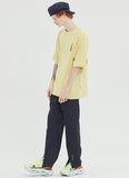ベドインベド(BADINBAD) HASH TAG TEE_LIME YELLOW