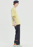 ベドインベド(BADINBAD) HASH TAG TEE_LIME YELLOW