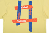 ベドインベド(BADINBAD) HASH TAG TEE_LIME YELLOW