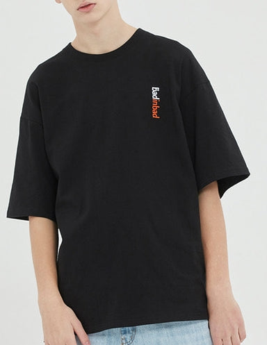 ベドインベド(BADINBAD) HASH TAG TEE_BLACK