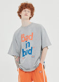 ベドインベド(BADINBAD) BOLD LOGO TEE_GREY