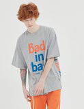 ベドインベド(BADINBAD) BOLD LOGO TEE_GREY