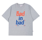 ベドインベド(BADINBAD) BOLD LOGO TEE_GREY