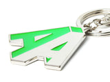 アクメドラビ(acme' de la vie) ADLV 'A' METAL KEY RING GREEN