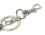 アクメドラビ(acme' de la vie) ADLV 'A' METAL KEY RING GREEN